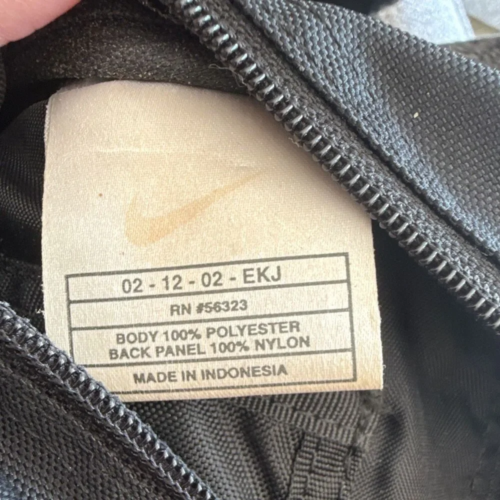 Vintage Y2K Nike Black sling bag crossbody Hiking/biking Backpack school bag